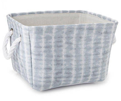 4 Pk Storage Cube Fabric Basket Bin Foldable Cloth Organizer Tie-Dye Print 