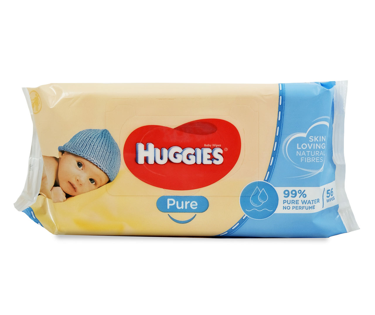 Huggies Pure Extra Care Baby Wipes 56hp : : Baby Products