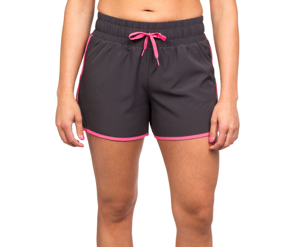 Women's Medium Asphalt Gray Running Shorts