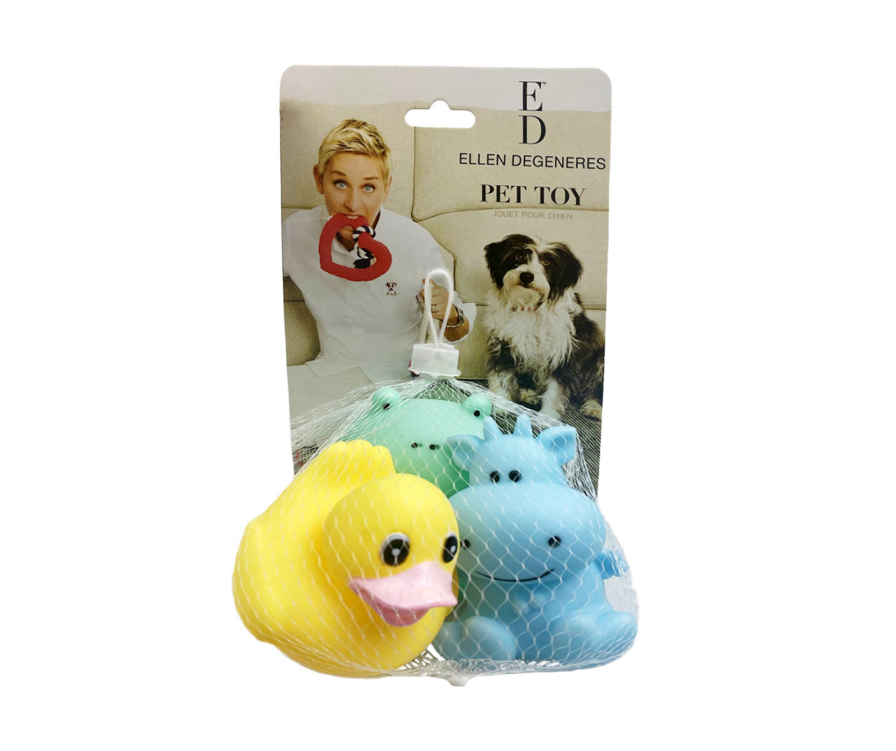 Animals 3-Piece Pet Bath Toys Set