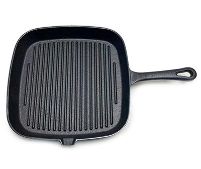 9.25" Square Cast Iron Grill Pan