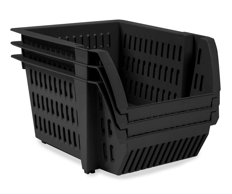 Small Classroom Storage Bin, Black