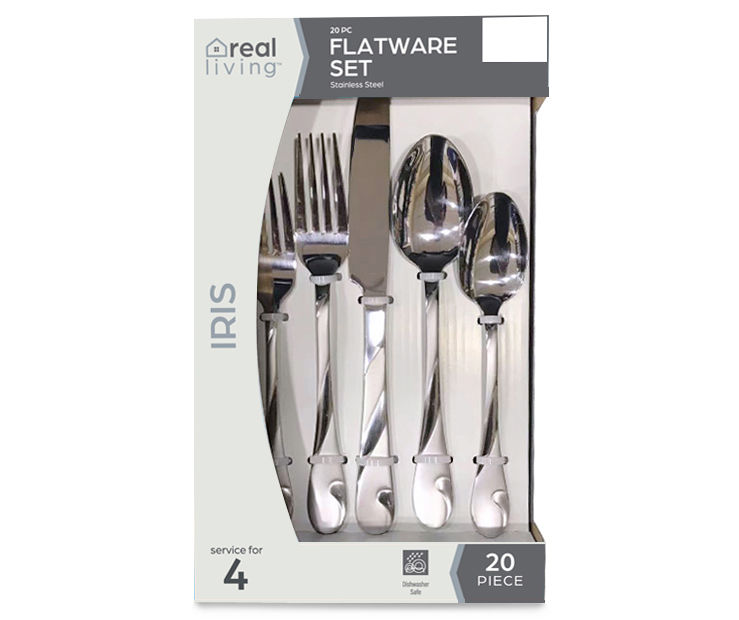 Real on sale silverware set