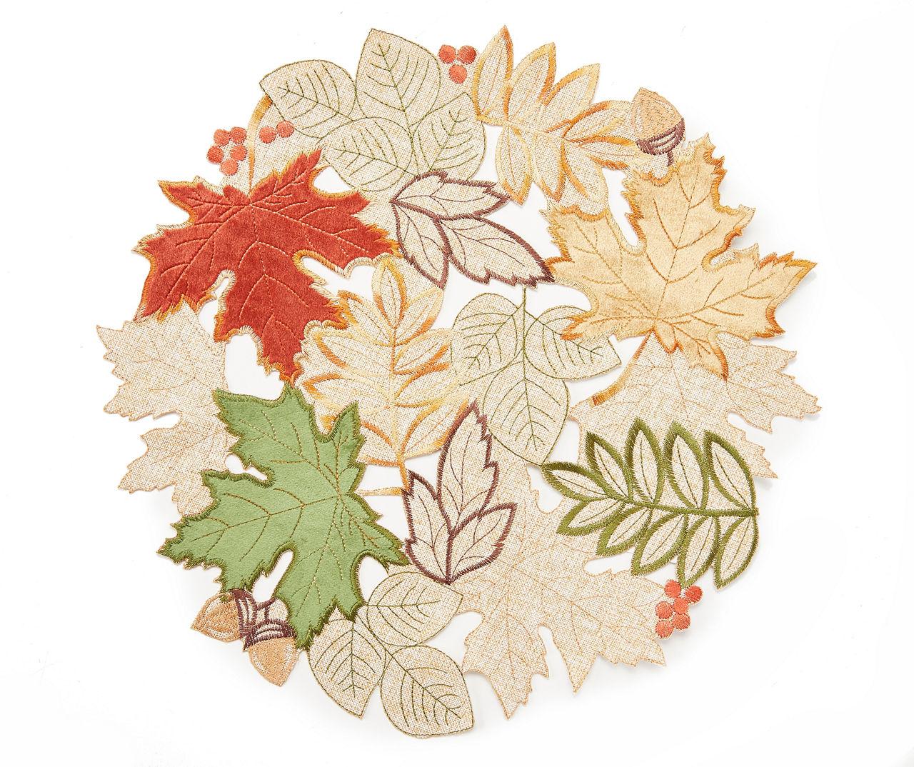 Autumn Leaves CutWork Placemat Big Lots