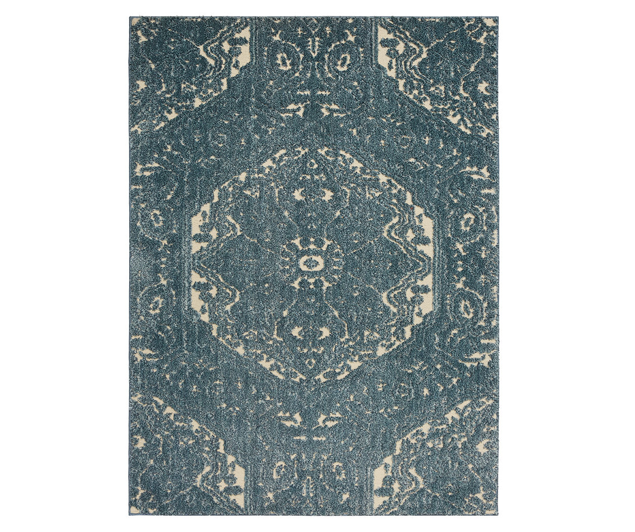 Francesca Blue Area Rug, (8' x 10')