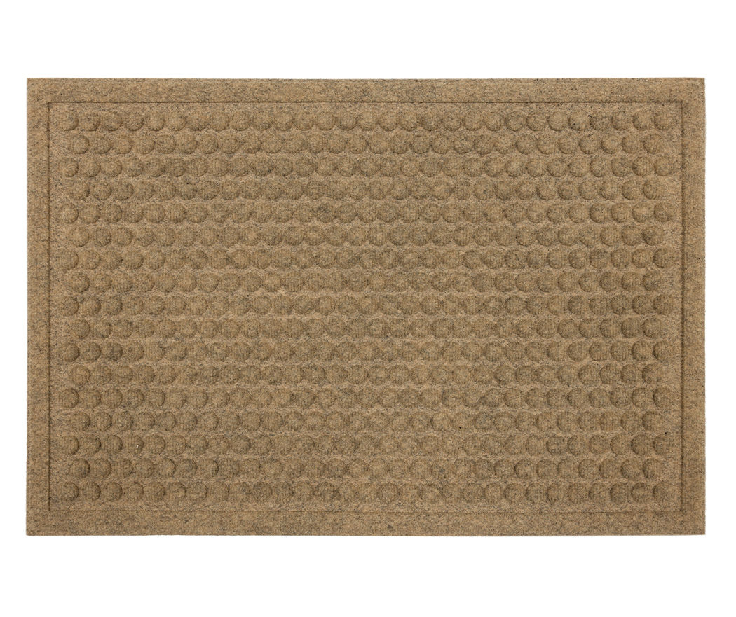 Mohawk Home Parquet Impressions Jacquard Molded Polyester Door Mat, Flagstone, 3' x 5