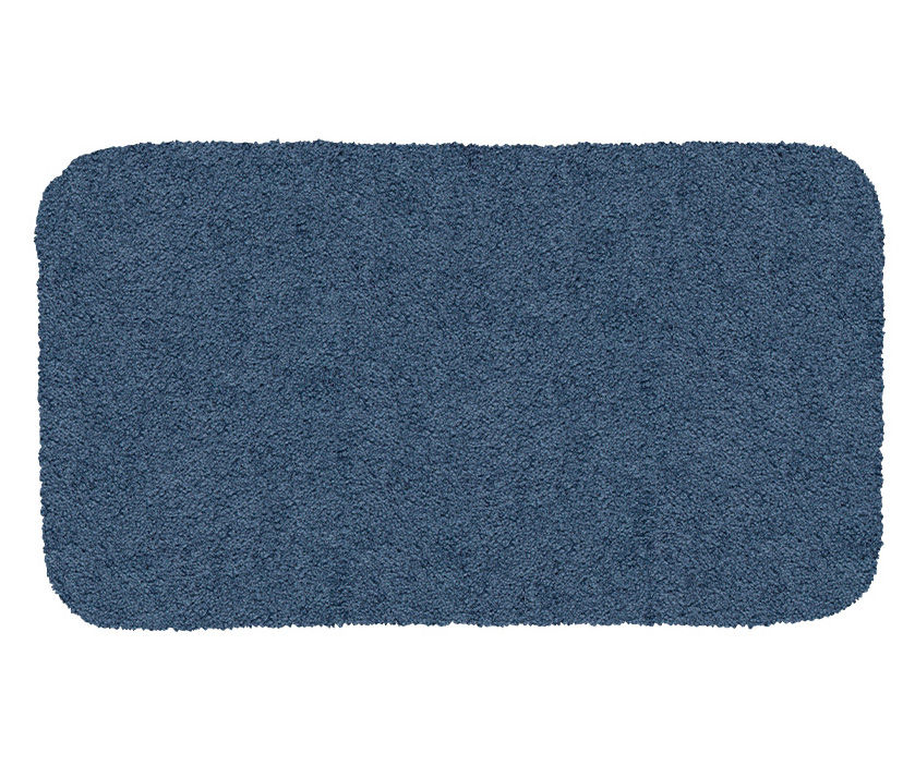 Mohawk Plush Bath Rug, 20 x 34, Denim