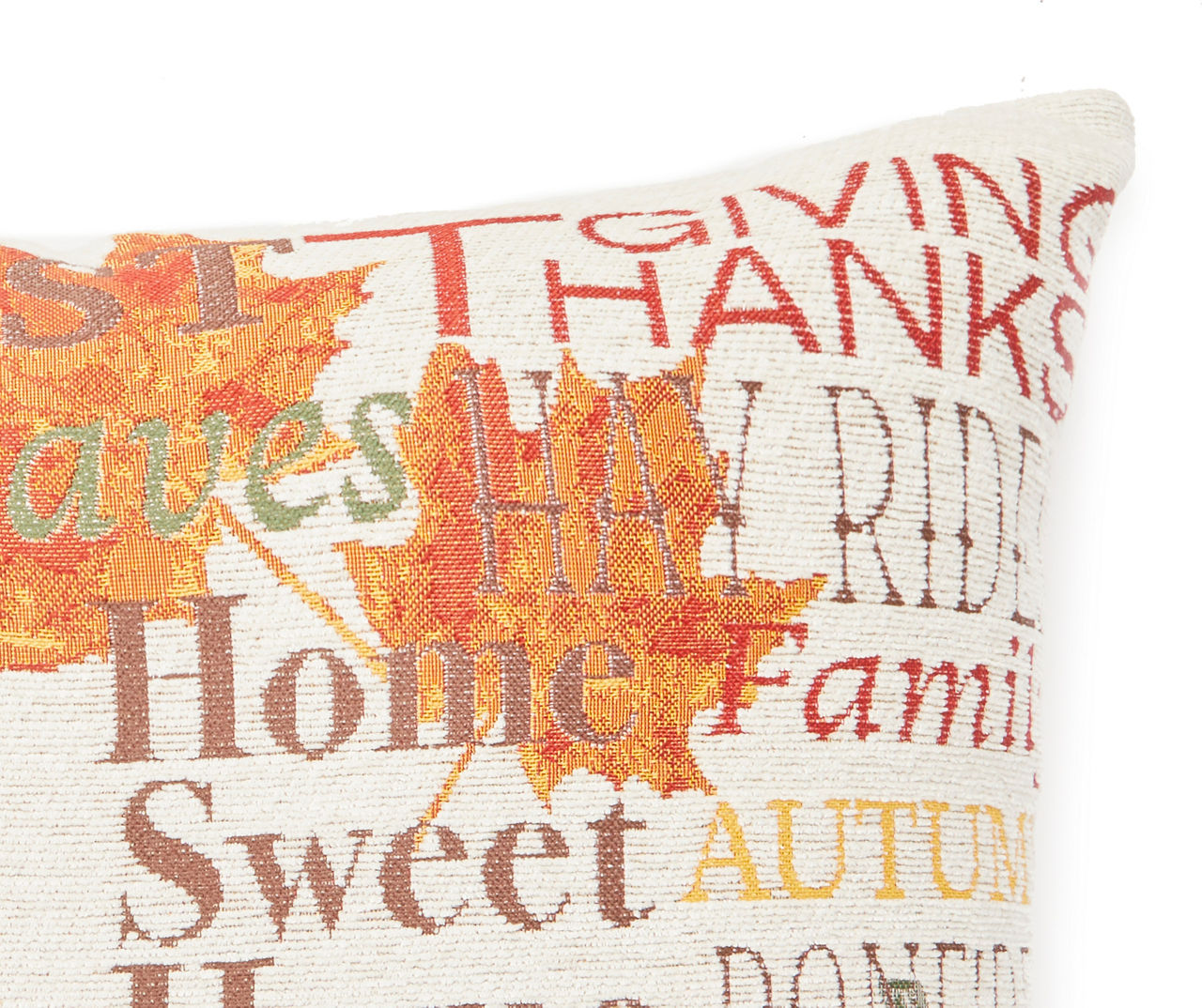 Fall Sayings Rectangle Throw Pillow