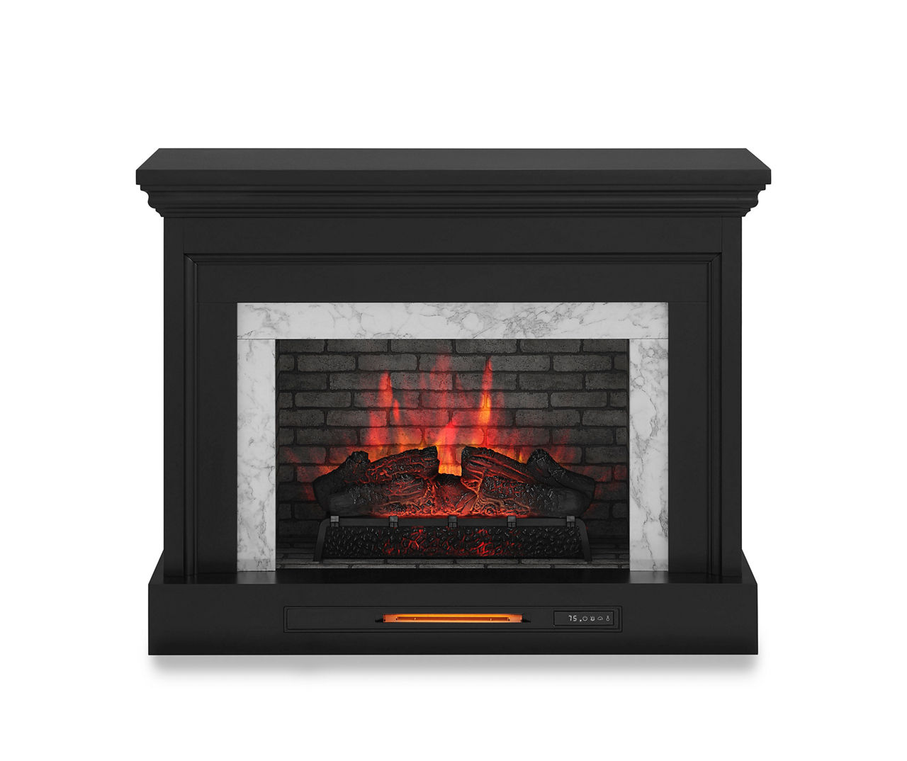 Real Living 50" Petite Grand Electric Fireplace TV Stand Big Lots