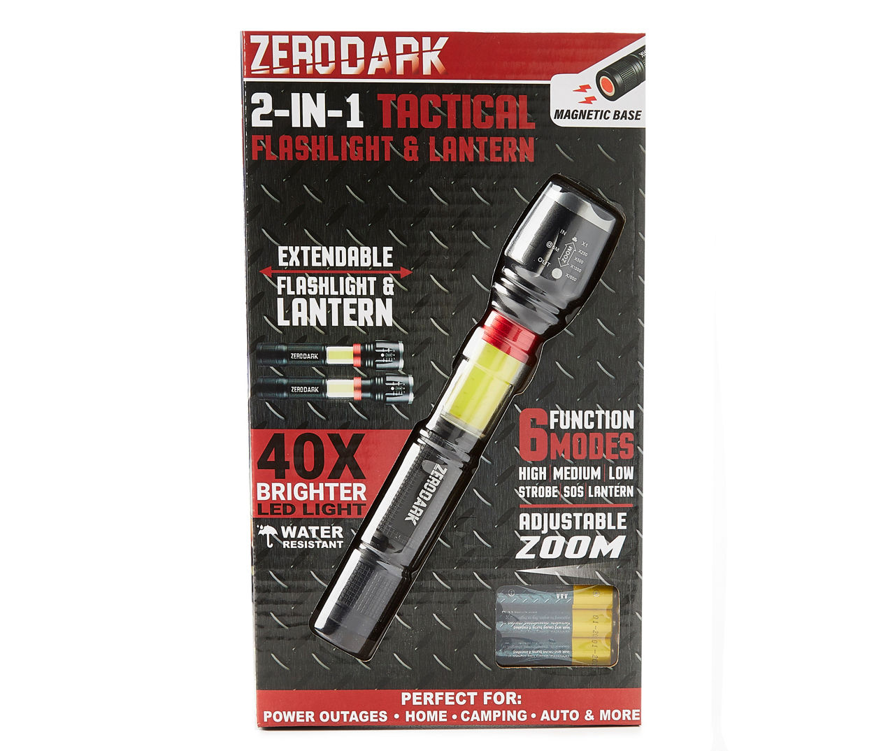 ZeroDark Headlamp + Lantern 2-Piece Flashlight Set, Head