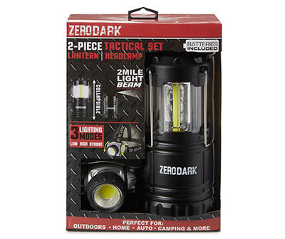 Zerodark 2-Piece Tactical Lantern & Headlamp Set