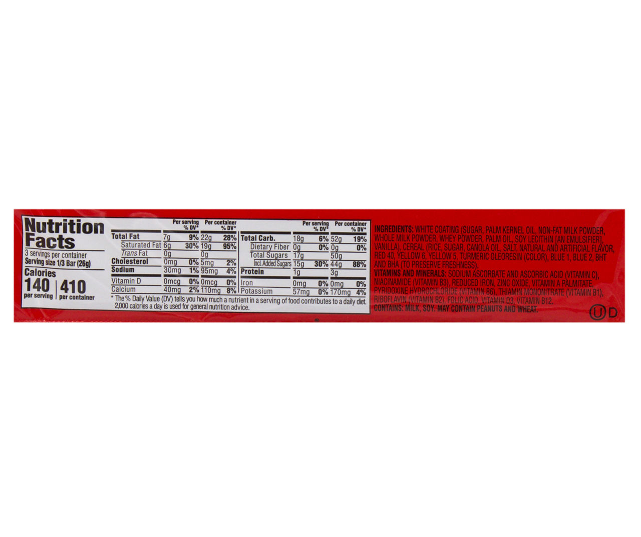 King Size Candy Bar, 2.75 Oz.