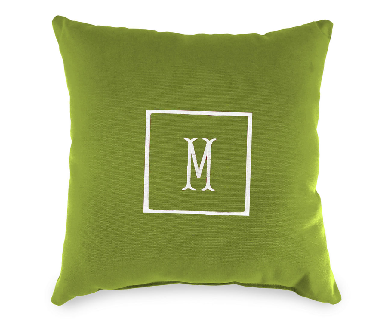 "M" Monogram Indoor/Outdoor Throw Pillow Big Lots