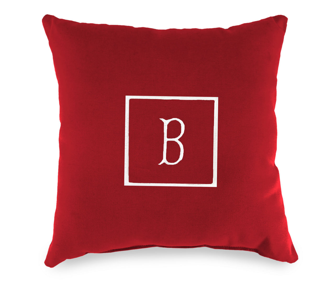 "B" Monogram Indoor/Outdoor Throw Pillow Big Lots