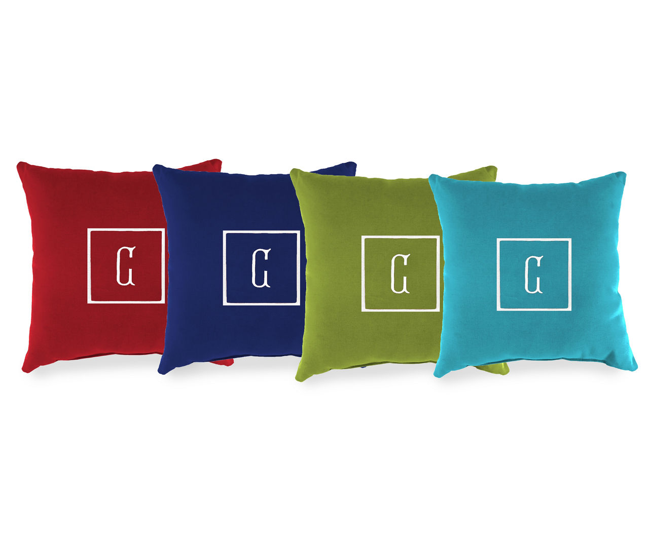 "C" Monogram Indoor/Outdoor Throw Pillow Big Lots