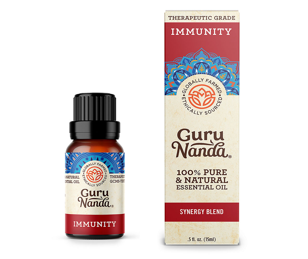  GuruNanda Peppermint Essential Oil, 100% Pure, Natural
