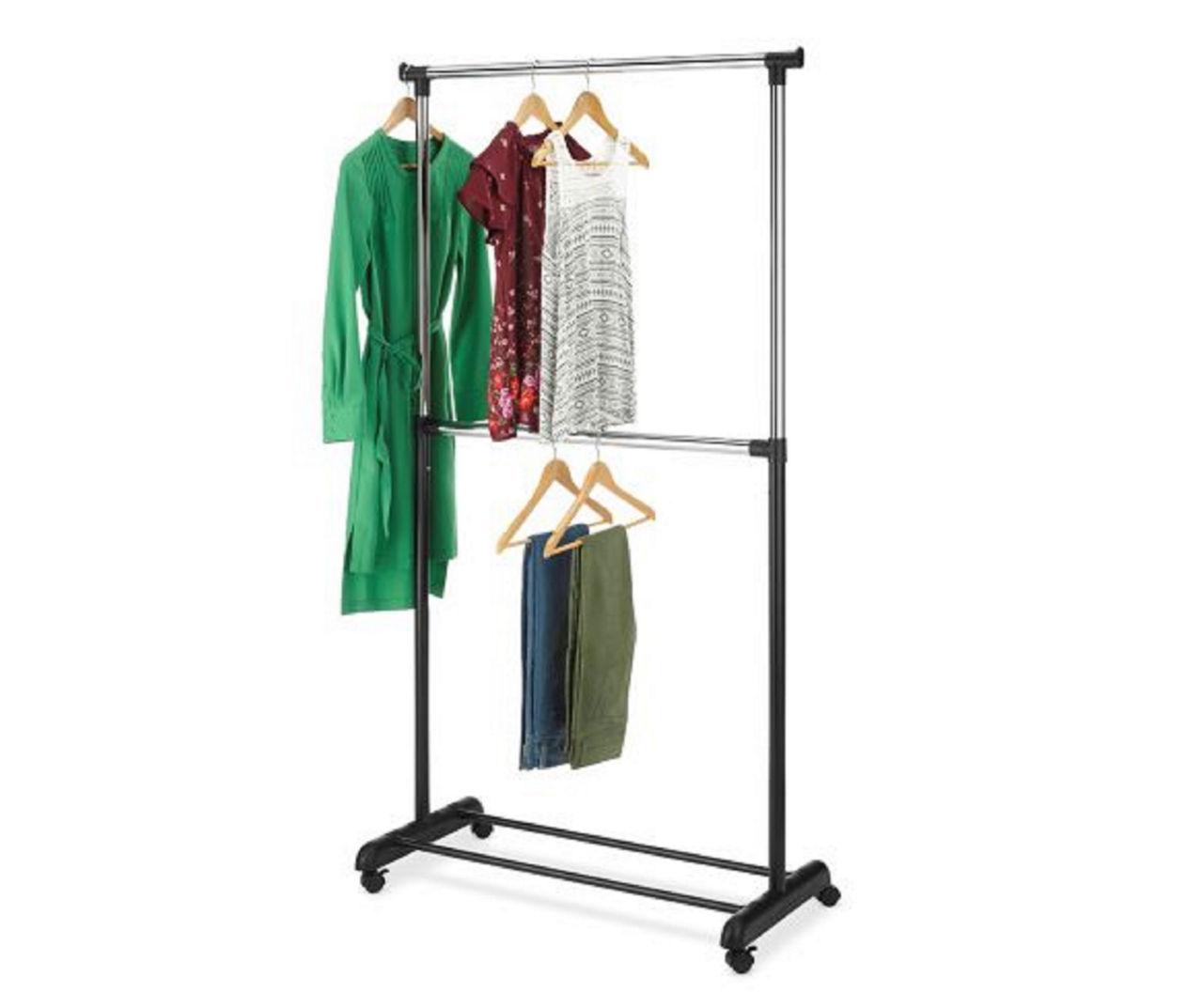 2/3 Tiers Garment Rack Heavy Duty Closet Organizer Clothes Hanger