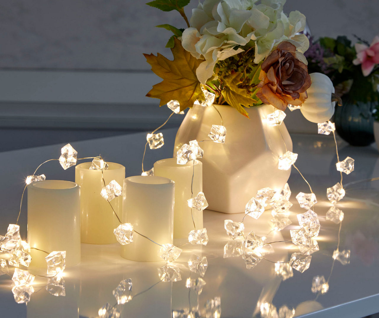 Real Living Clear Mini Gem LED String Lights Big Lots