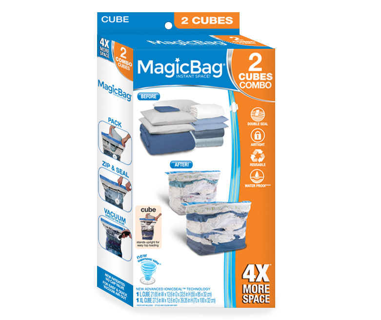 MagicBag Magicbag Large Vacuum Storage Bags, 2-Pack