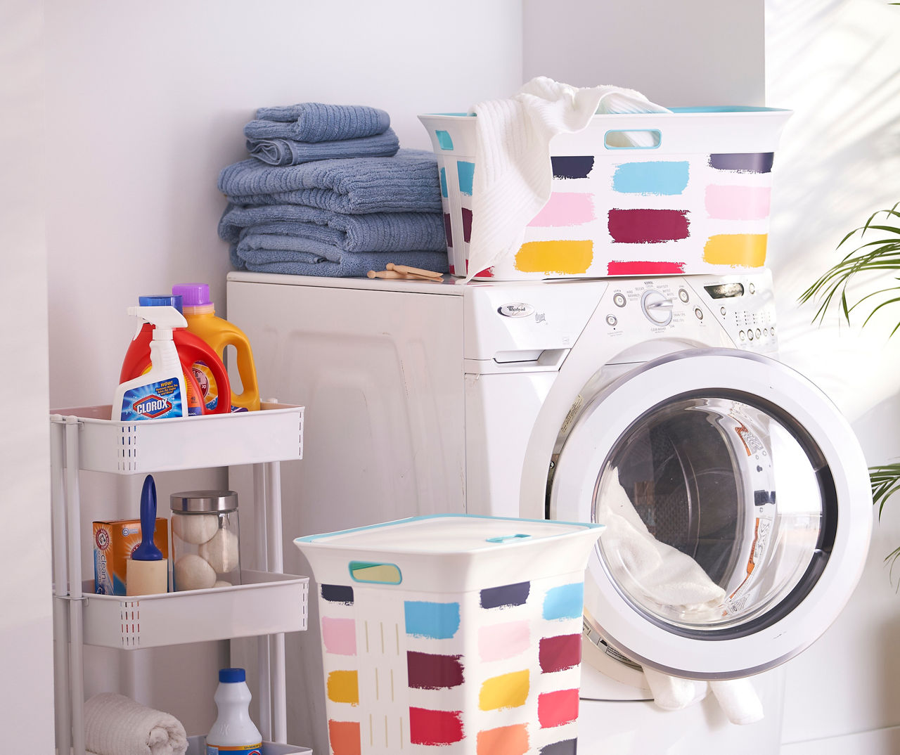 Stackable Laundry Basket Storage