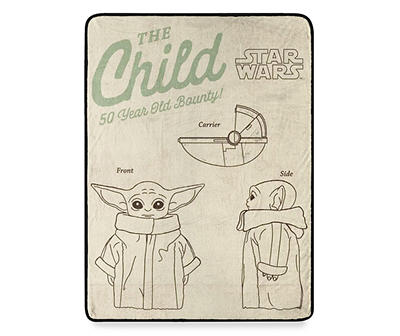 Mandalorian "The Child" Throw Blanket
