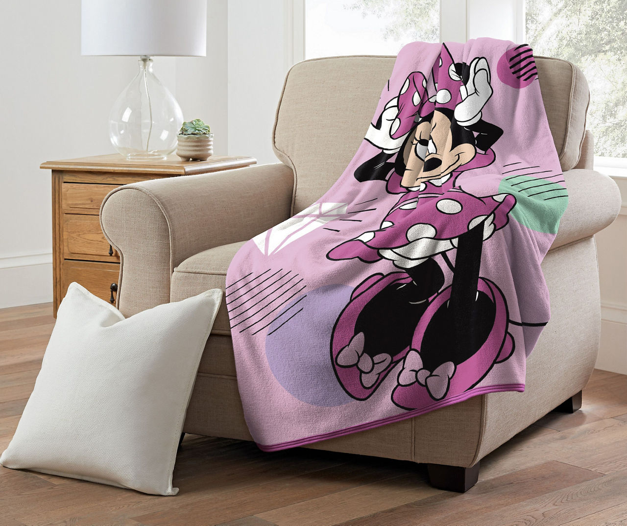 Purple minnie mouse cheap blanket