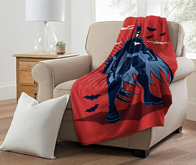 Red Knight Throw Blanket