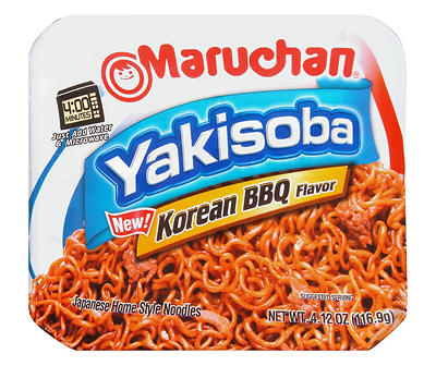 Maruchan� Yakisoba Korean BBQ Japanese Home Style Noodles 4.11 oz. Microwave Bowl
