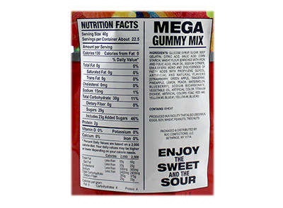 Sweet & Sour Gummy Mix Gumball Machine Bag, 2 Lbs.