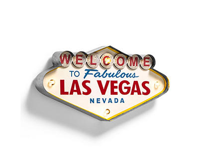 Las Vegas Retro LED Marquee Sign