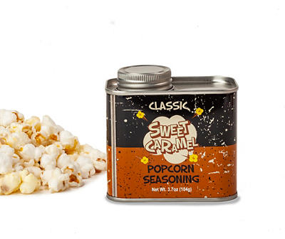 Classic Sweet Caramel Popcorn Seasoning Tin, 3.7 Oz.