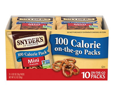 Mini Pretzel 100 Calorie On-The-Go Pack, 10-Count