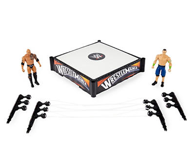 WrestleMania Superstar Ring & Figure Play Set