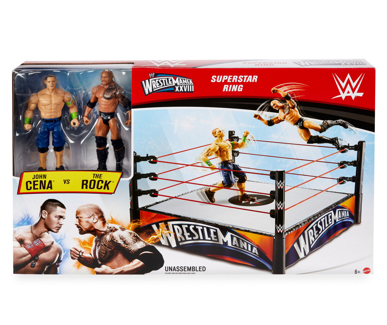 WWE WrestleMania Superstar Ring & Figure Play Set | Big Lots