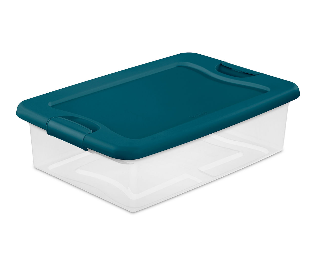 Sterilite 32 Qt Plastic Clear Stackable Latching Storage Box Container (12  Pack)