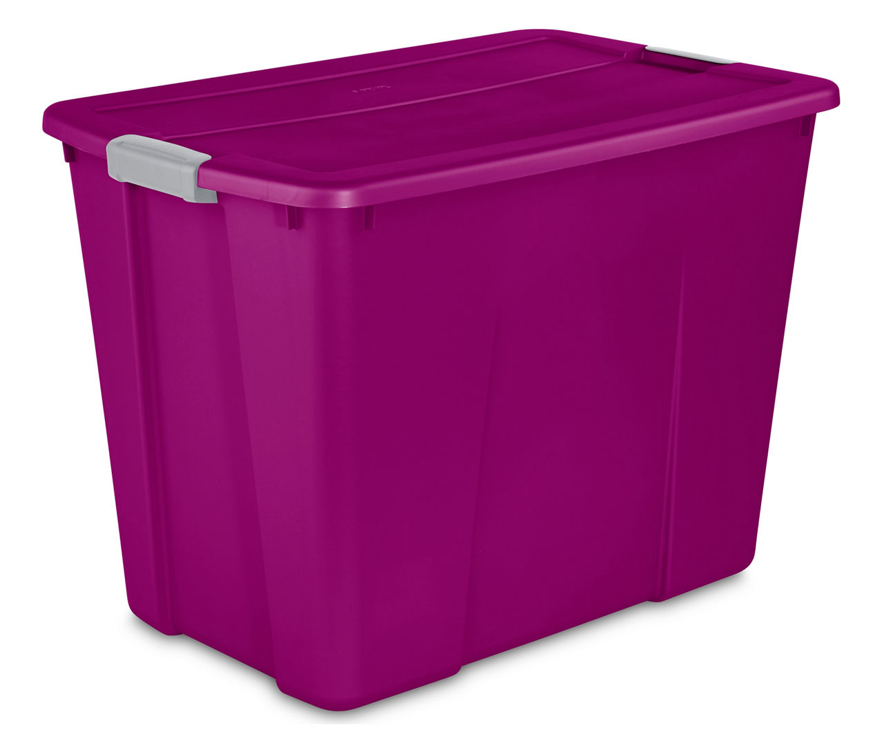 Sterilite 3 Gallon Plastic Storage Box, Pink and Clear, 4 Count