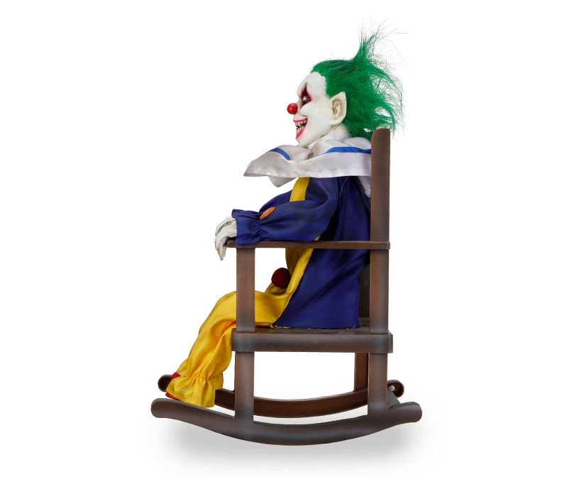 15" Rocking Chair Clown Animated Decor | Big Lots