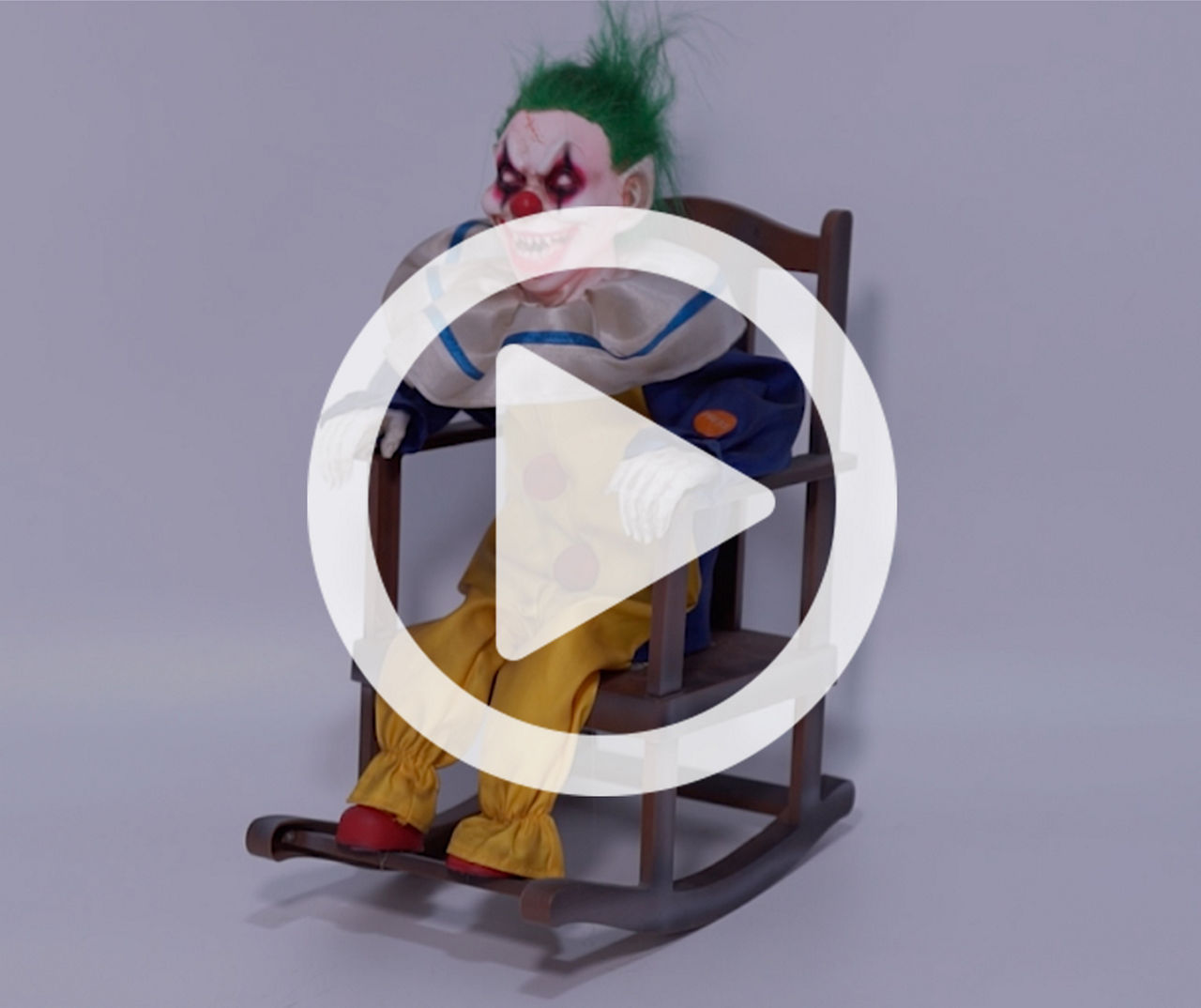 15" Rocking Chair Clown Animated Decor | Big Lots