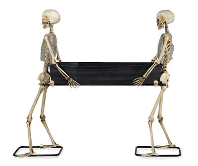 72" LED Skeletons Carrying Coffin