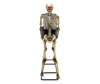 72" LED Skeletons Carrying Coffin