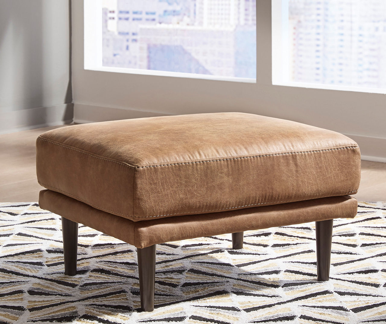 Brown ottoman online big lots