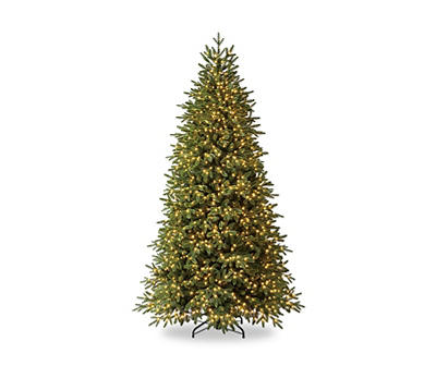 7.5' Deer Valley Spruce Pre-Lit LED Artificial Christmas Tree with Clear Fairy Lights