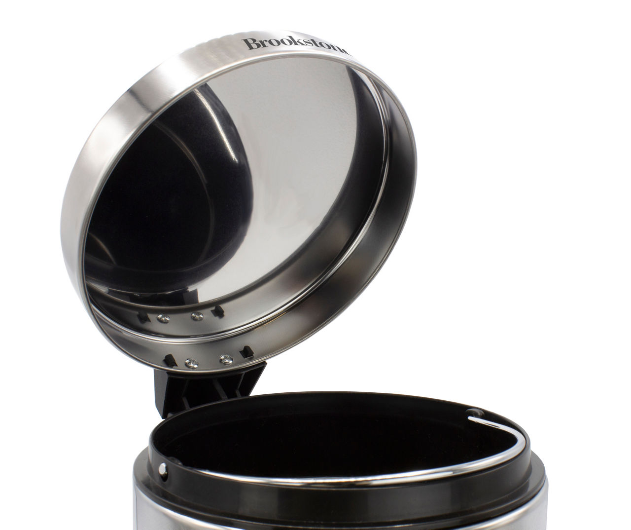 5-Liter Stainless Steel Step-On Wastebasket