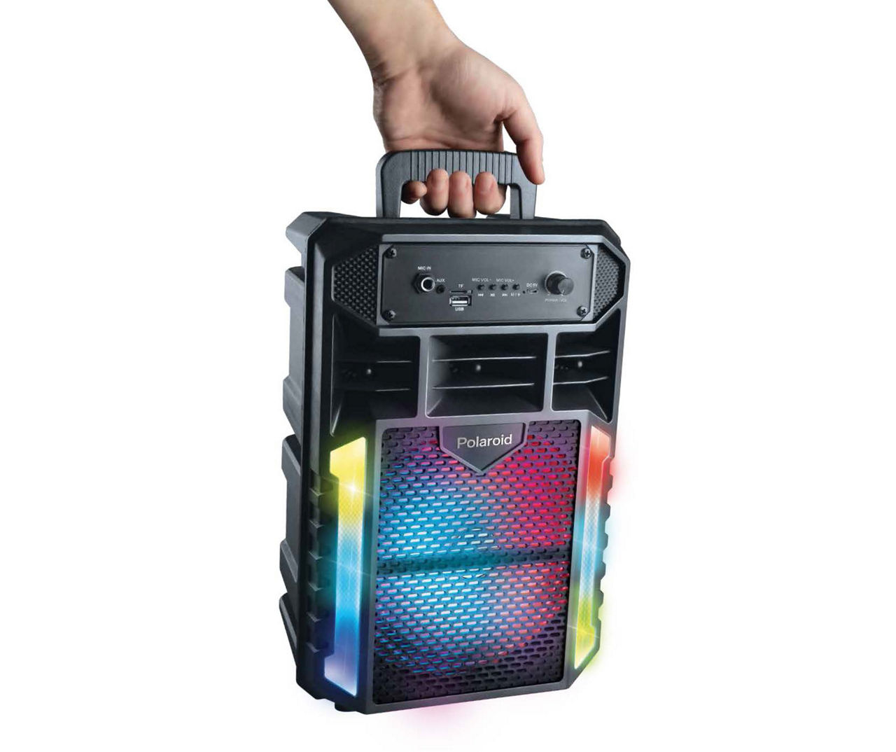 Polaroid party best sale lights karaoke speaker