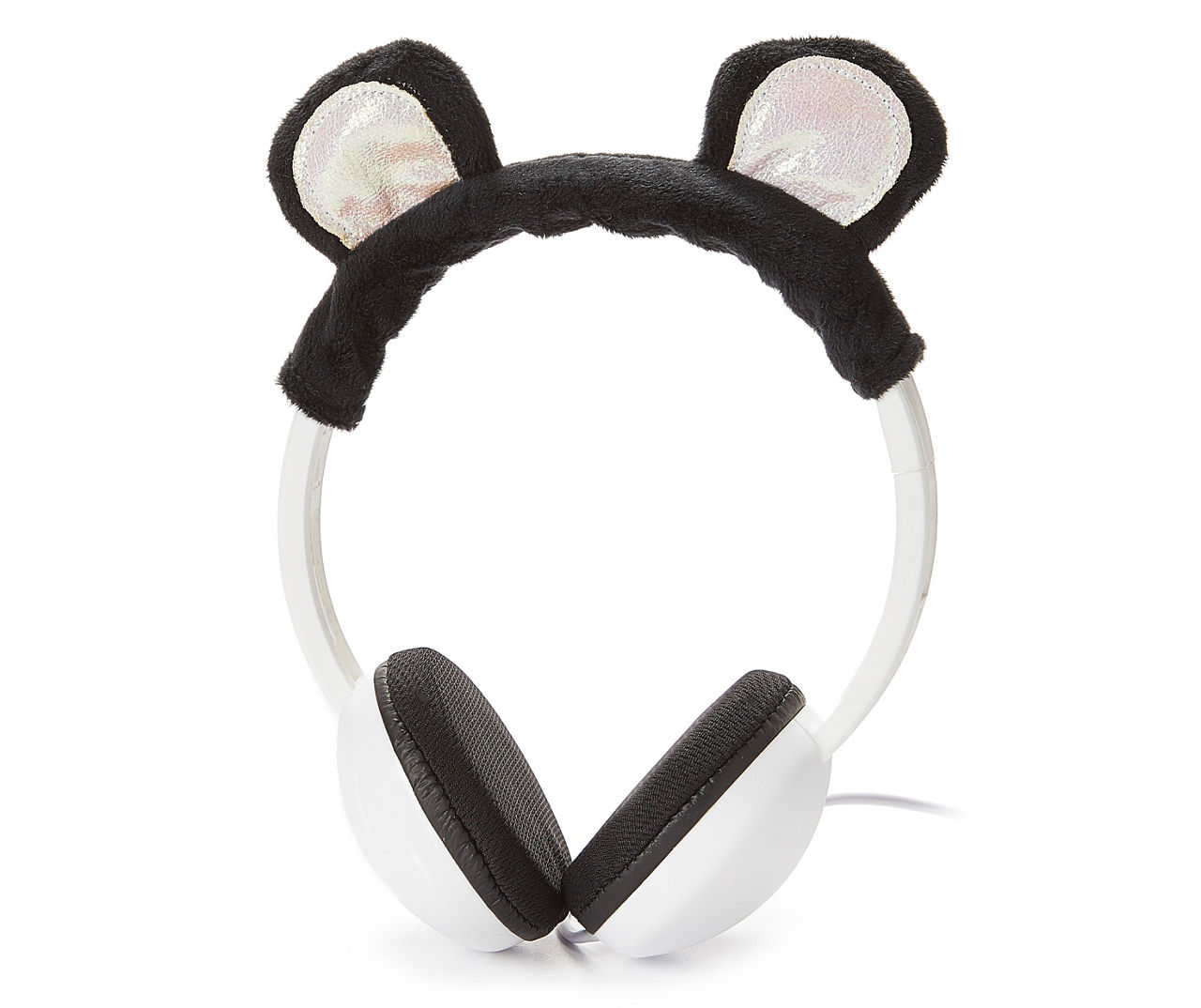 Art + Sound Glittery Padded Panda Wired Headphones | Big Lots