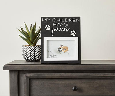 "My Children Have Paws" Pet Picture Frame, (4" x 6")
