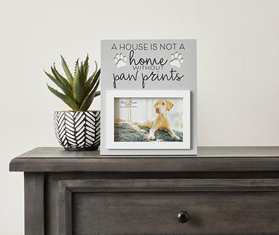 "Home Without Paw Prints" Pet Picture Frame" (4" x 6")