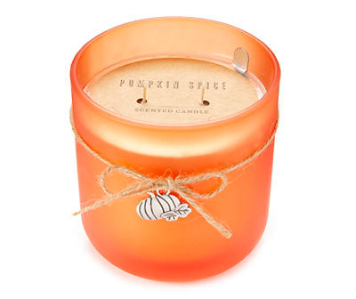 Pumpkin Spice Frosted Jar Candle, 12 Oz.