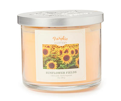Sunflower Fields 3-Wick Jar Candle, 14 Oz.
