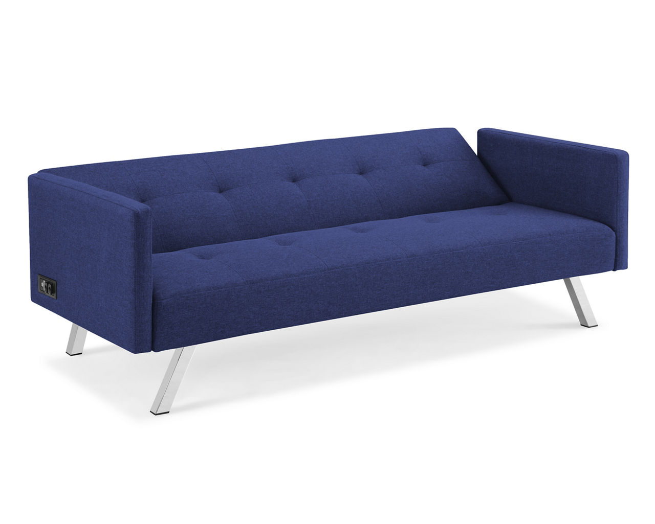 Navy blue store convertible sofa